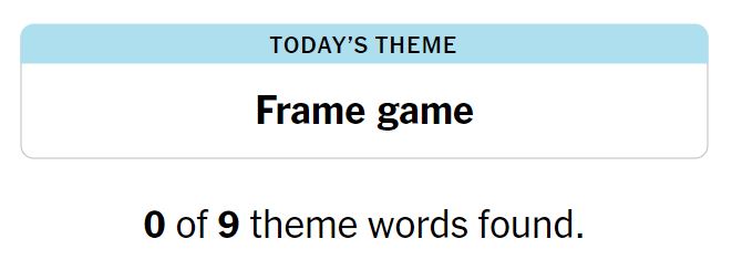 NYT Strands 114 Theme - 25th June 2024
