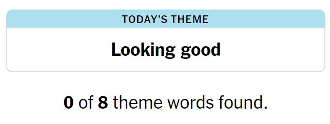 NYT Strands 115 Theme - 26th June 2024