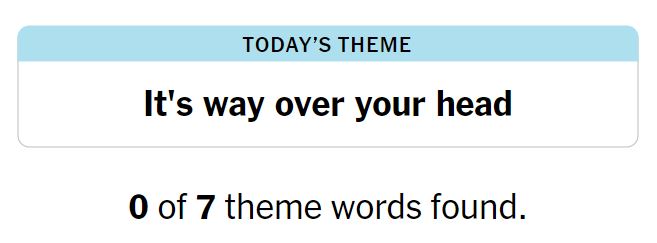 NYT Strands 118 Theme - 29th June 2024