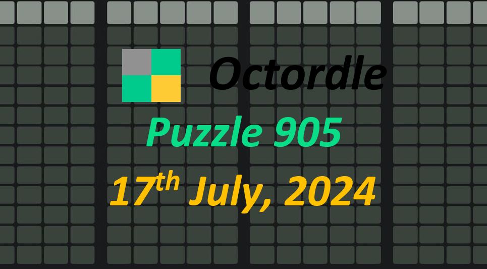 Daily Octordle 17th July 2024 Answers Today 905
