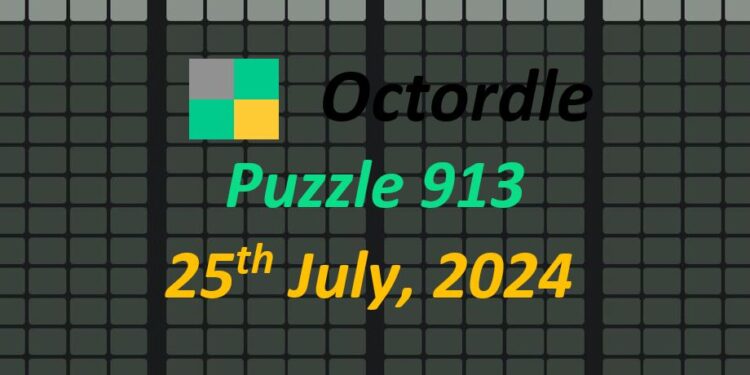 Daily Octordle 25th July 2024 Answers Today 913