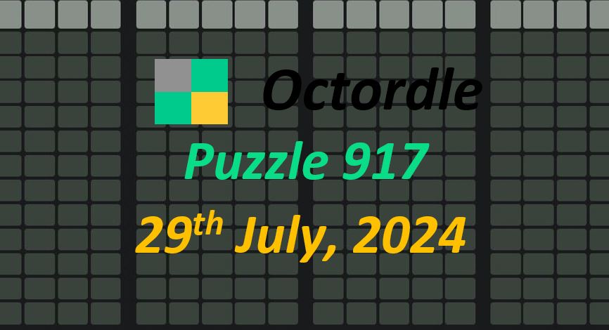 Daily Octordle 29th July 2024 Answers Today 917