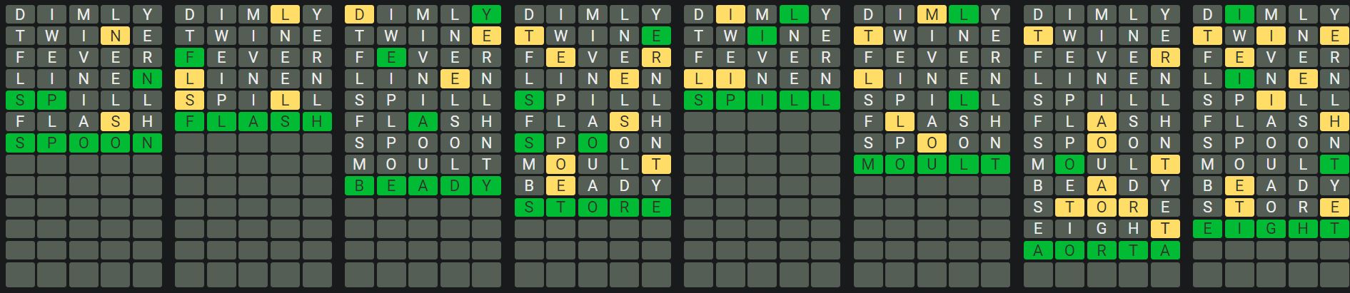Daily Octordle 915 Rescue Answer - July 26th 2024