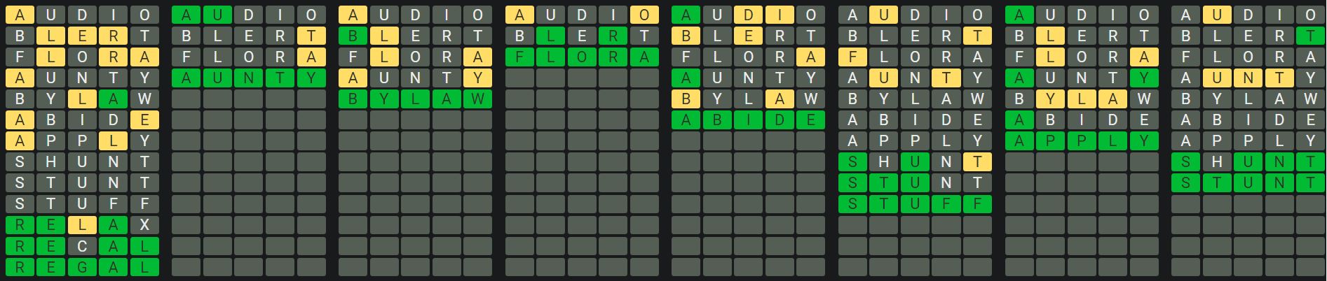 Daily Octordle Answer 906 - July 18th 2024