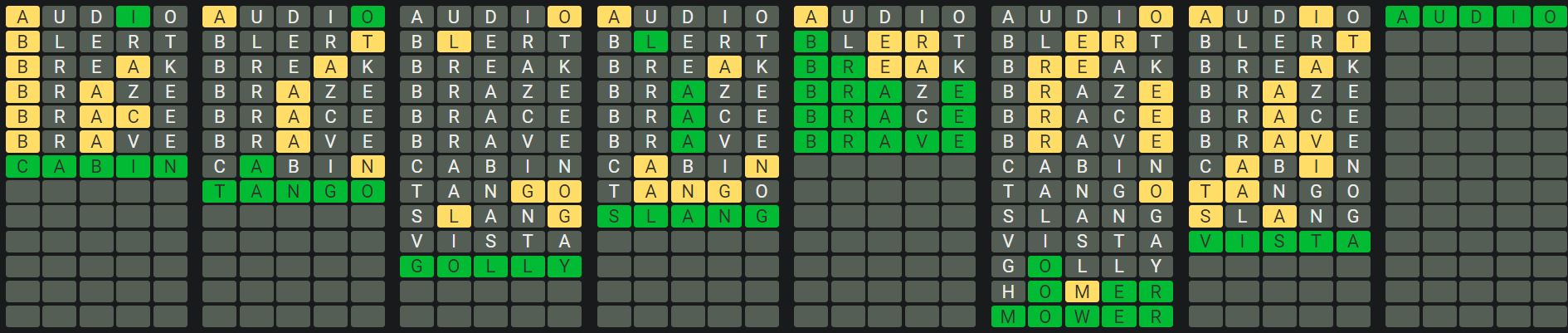 Daily Octordle Answer 907 - July 19th 2024