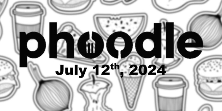 Daily Phoodle - 12th July 2024