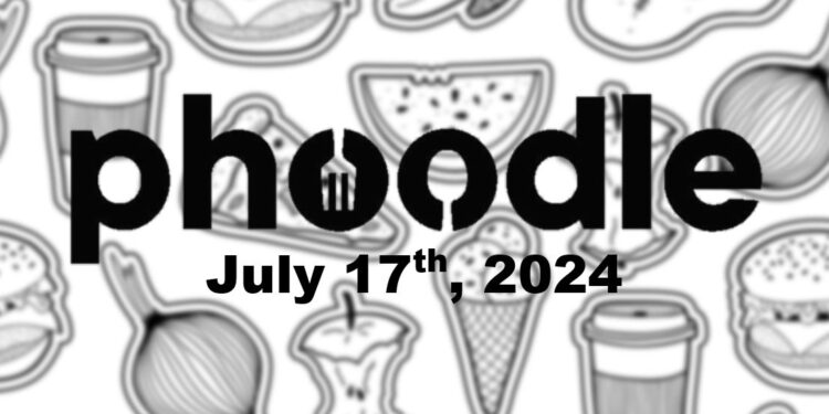 Daily Phoodle - 17th July 2024