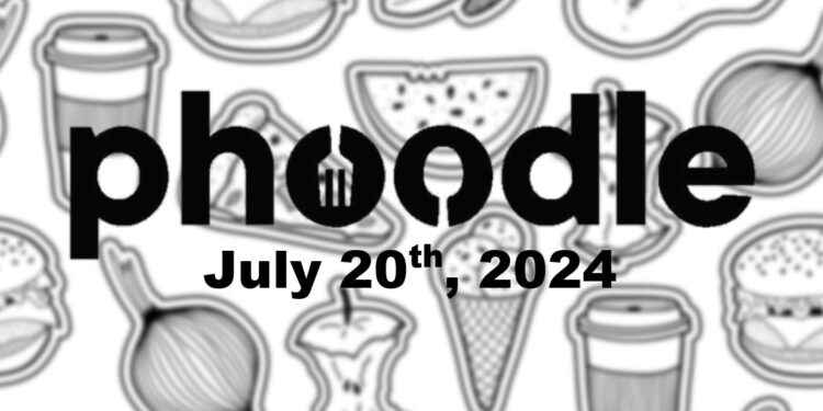 Daily Phoodle - 20th July 2024