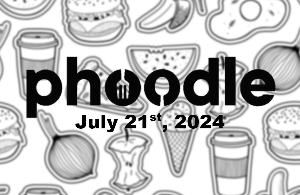 Daily Phoodle - 21st July 2024