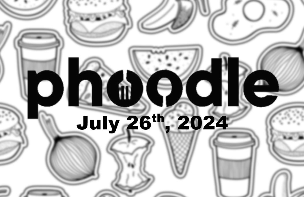 Daily Phoodle - 26th July 2024