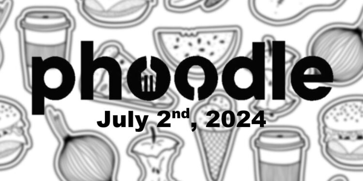 Daily Phoodle - 2nd July 2024