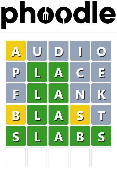 Daily Phoodle Answer 807 - 23rd July 2024