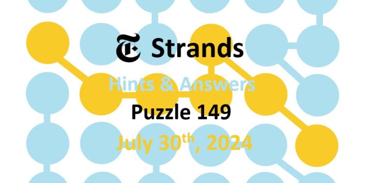 Daily Strands 149 Answers Today - 30th July 2024