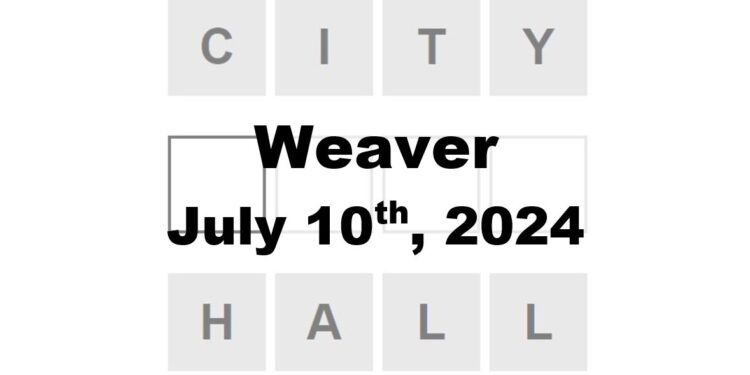 Daily Weaver Answers - 10th July 2024