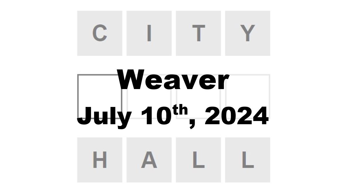 Daily Weaver Answers - 10th July 2024