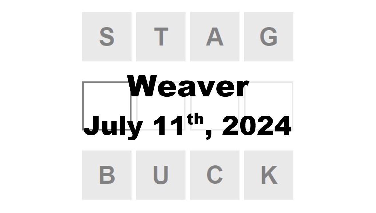 Daily Weaver Answers - 11th July 2024