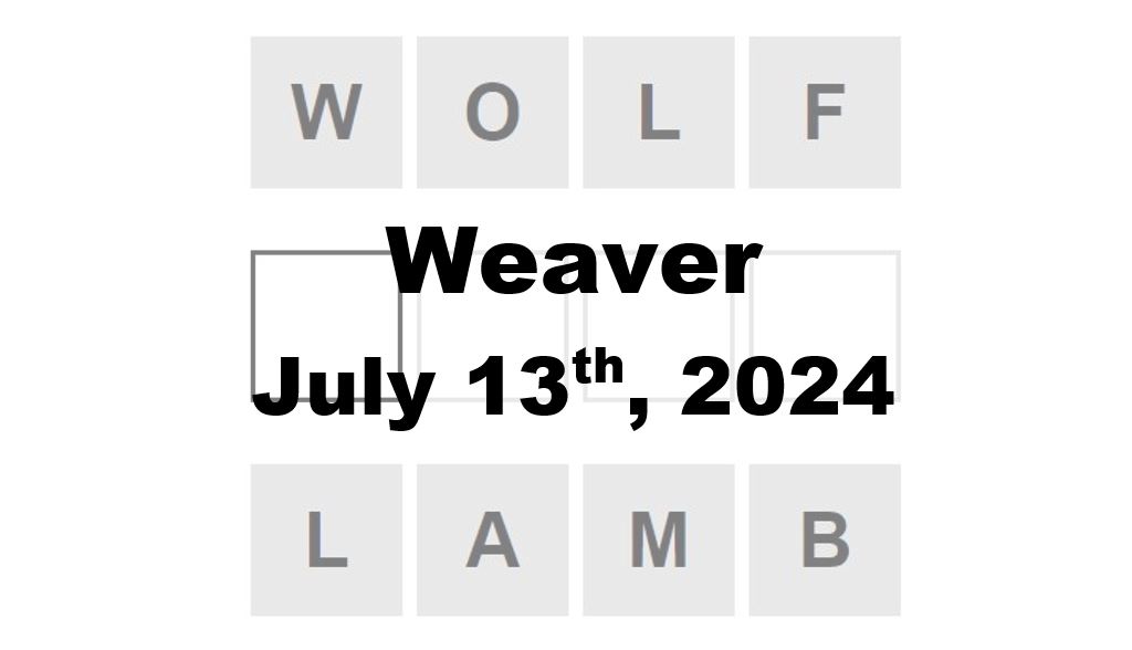Daily Weaver Answers - 13th July 2024