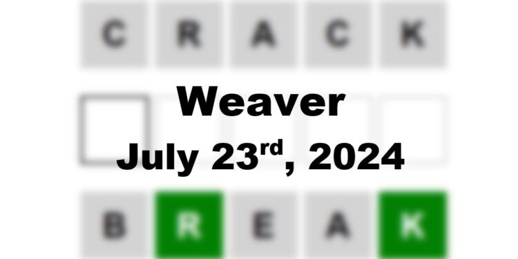 Daily Weaver Answers - 23rd July 2024