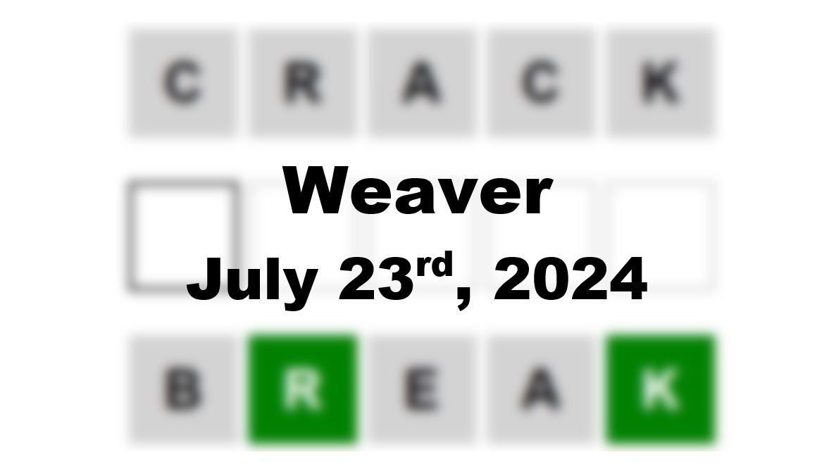 Daily Weaver Answers - 23rd July 2024