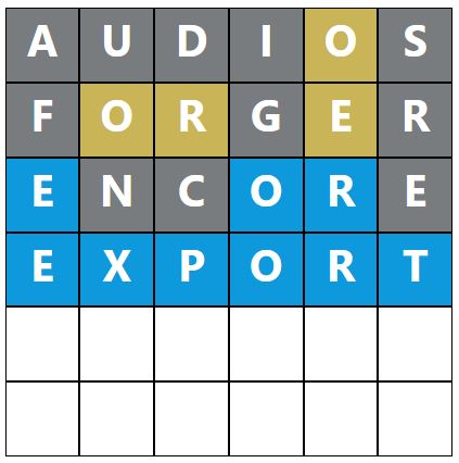 Daily Word Hurdle #1798 Afternoon Answer - 3rd July 2024