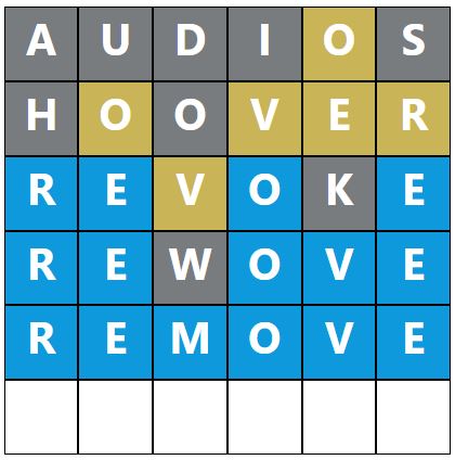 Daily Word Hurdle #1851 Morning Answer - 30th July 2024
