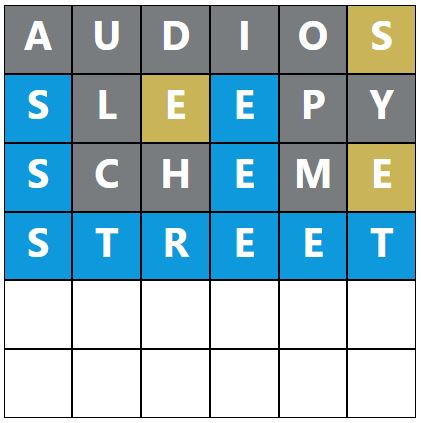 Daily Word Hurdle #1852 Afternoon Answer - 30th July 2024