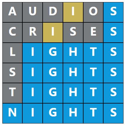 Daily Word Hurdle #1854 Afternoon Answer - 31st July 2024
