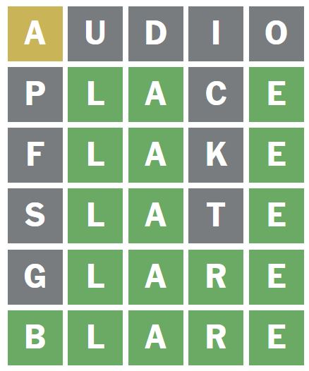 Daily Wordle Answer 1116 - 9th July 2024