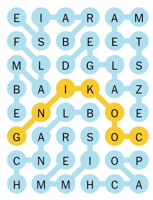 NYT Strands 121 Completed Puzzle - 2nd July 2024