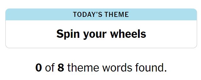 NYT Strands 123 Theme - 3rd July 2024