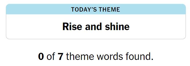 NYT Strands 128 Theme - 8th July 2024