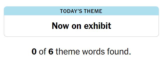 NYT Strands 129 Theme - 9th July 2024