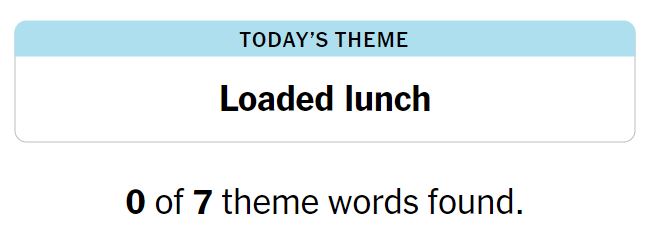 NYT Strands 131 Theme - 11th July 2024