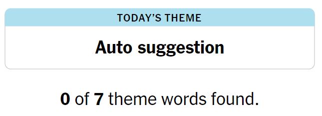 NYT Strands 132 Theme - 12th July 2024
