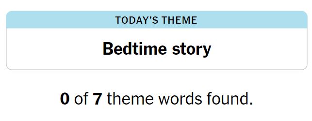 NYT Strands 146 Theme - 27th July 2024