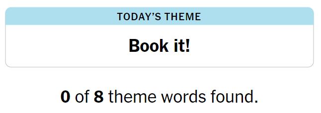 NYT Strands 148 Theme - 29th July 2024