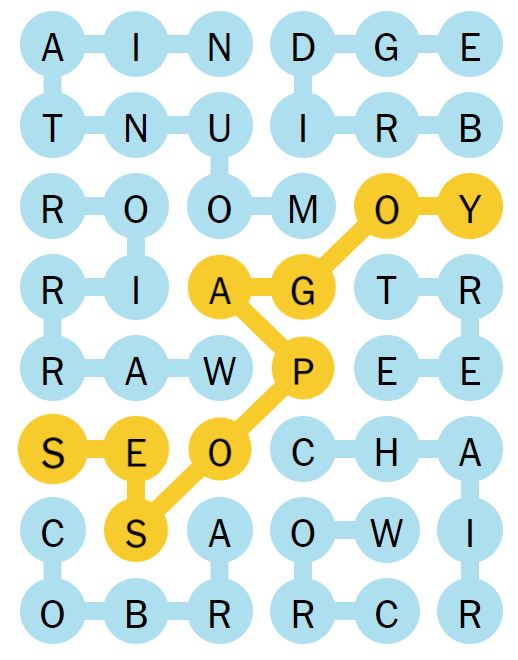 NYT Strands 149 Completed Puzzle - 30th July 2024