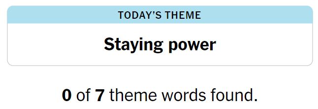 NYT Strands 150 Theme - 31st July 2024