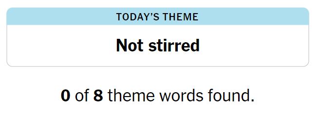 NYT Strands 151 Theme - 1st August 2024