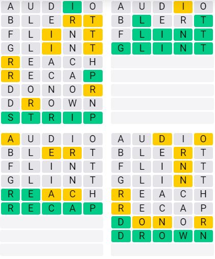 Weekly Quordle 58 Answer - July 29th - Aug 4th 2024