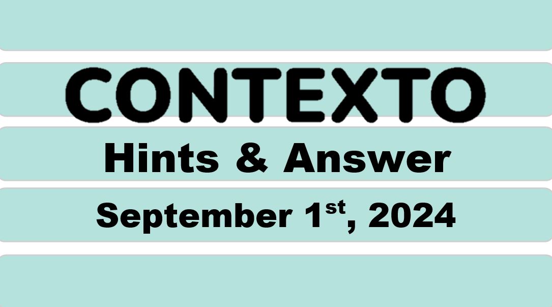 Daily Contexto 714 - September 1st 2024