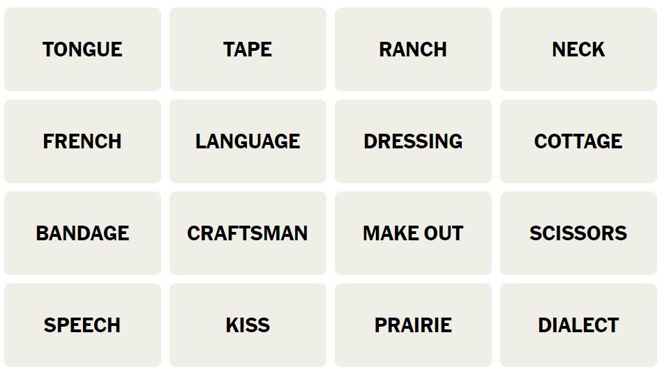 Daily NYT Connections 433 Puzzle - 17th August 2024