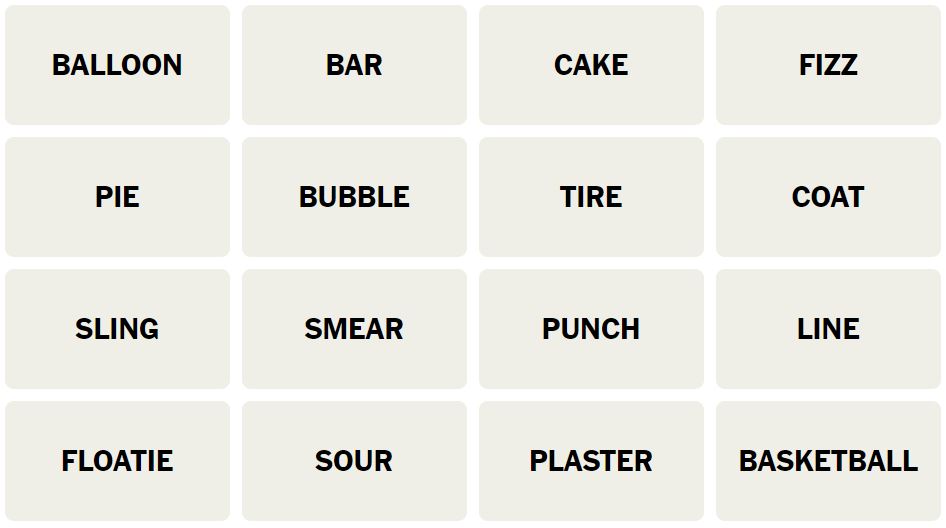 Daily NYT Connections 437 Puzzle - 21st August 2024