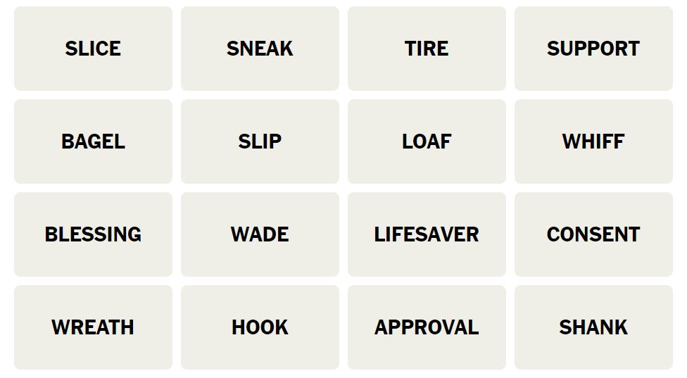 Daily NYT Connections 442 Puzzle - 26th August 2024