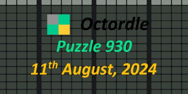 Daily Octordle 11th August 2024 Answers Today 930
