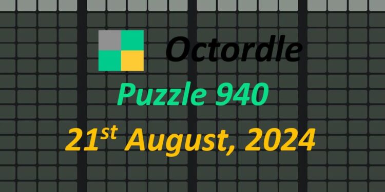 Daily Octordle 21st August 2024 Answers Today 940
