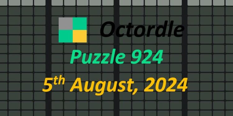 Daily Octordle 5th August 2024 Answers Today 924