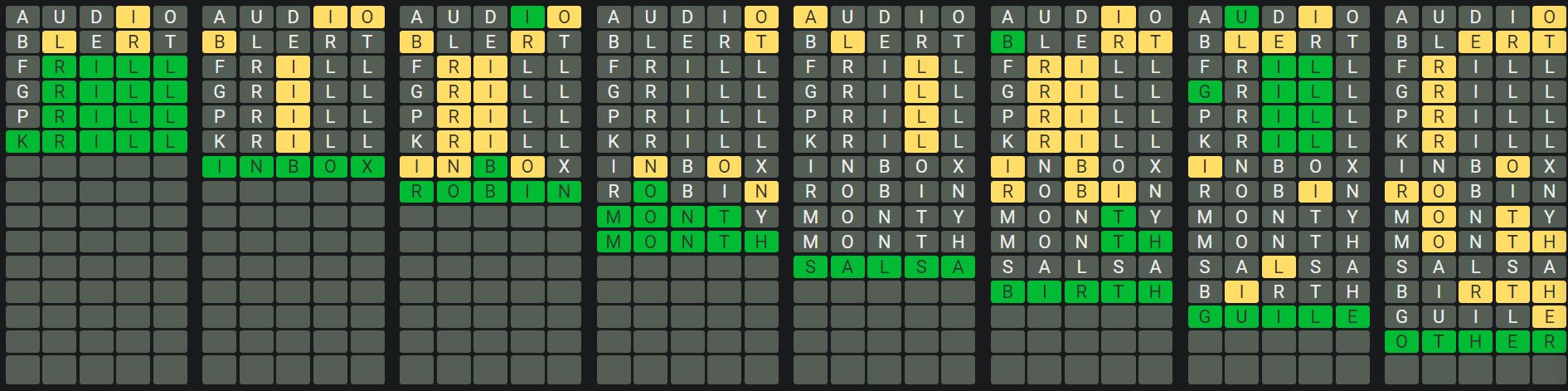 Daily Octordle 924 Sequence Answer - August 5th 2024