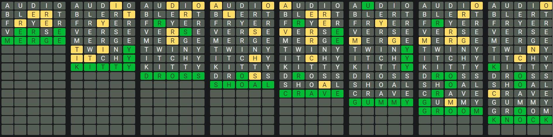 Daily Octordle 925 Sequence Answer - August 6th 2024