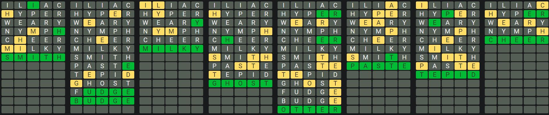 Daily Octordle 931 Rescue Answer - August 12th 2024